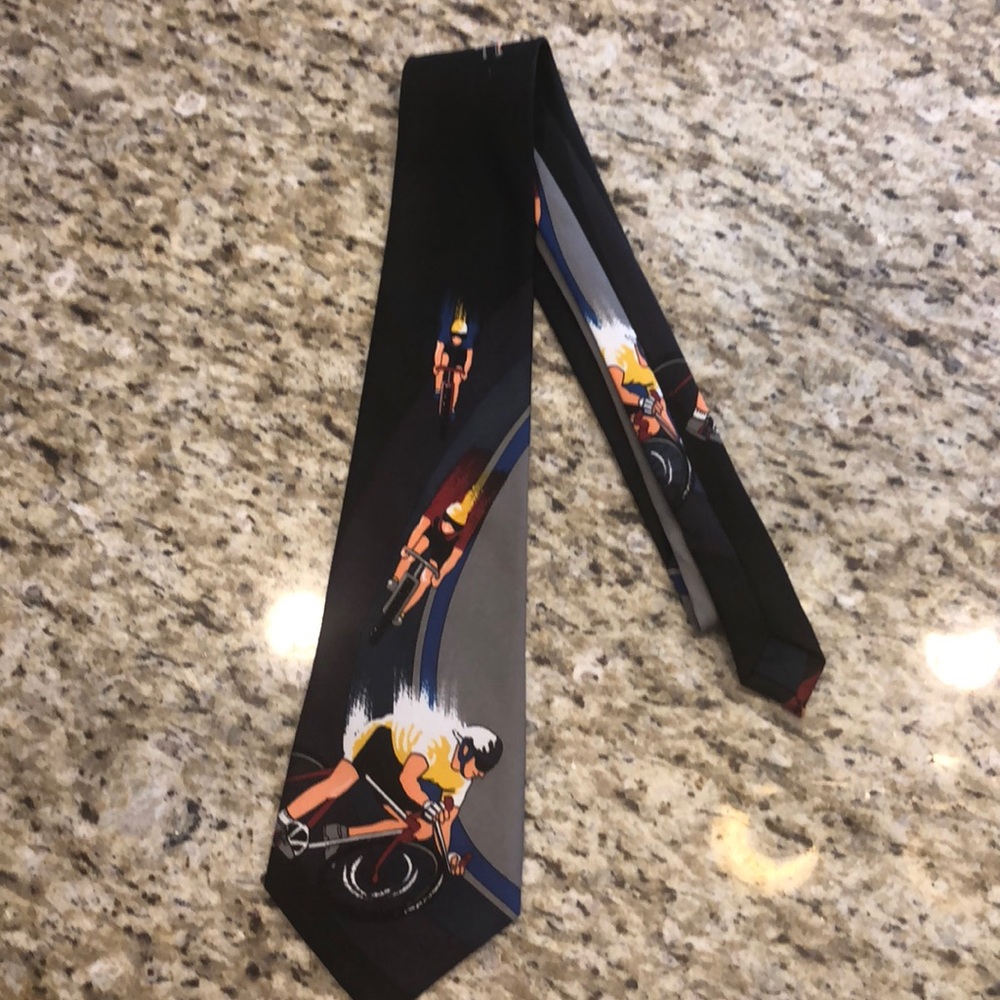 NWOT Bike Cycling Design Tie Sz OS